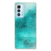 Hoesje maken Motorola Edge 20 Pro Painting Blue - thumbnail