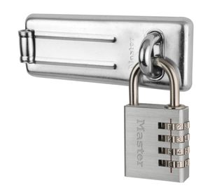 Masterlock Overval 704EURD + Aluminium hangslot 40mm - 7640704EURD 7640704EURD