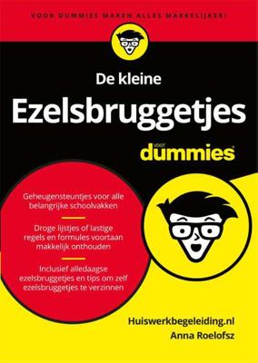 De kleine ezelsbruggetjes voor Dummies - Anna Roelofsz, Huiswerkbegeleiding. NL - Paperback (9789045351483)