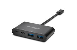 Kensington CH1000 USB-C 4-Port Hub USB 3.0-hub 2 + 2 poorten Zwart