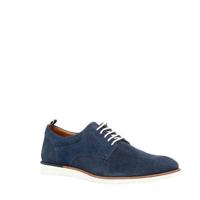 Scapino Van Beers suède veterschoenen blauw