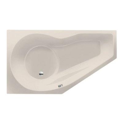 Ligbad Inbouw Xenz Fiji Vijfhoek Links 90x160x48cm Acryl Pergamon Hoogglans met Poten