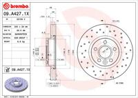 Remmenset, remschijf BREMBO, Remschijftype: Geperforeerd, Inbouwplaats: Achteras: , u.a. für Ford - thumbnail