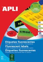 Apli fluo etiketten 99,1 x 67,7 mm (b x h) groen - thumbnail