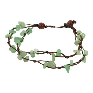 Groene Sawahasa Edelsteen Armband - Ruby Dubbel