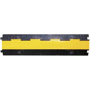 Walther Werke Kabelbrug 39870020 Rubber Zwart, Geel Aantal kanalen: 2 1000 mm Inhoud: 1 m