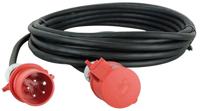Verlengkabel CEE32A/CEE32A 10m 5x4 mm2
