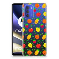 Motorola Moto G51 5G Siliconen Case Fruits - thumbnail