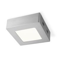 Light depot - LED plafondlamp Ska vierkant 12 - mat staal - Outlet - thumbnail