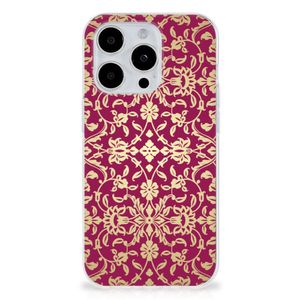 Siliconen Hoesje iPhone 15 Pro Barok Pink