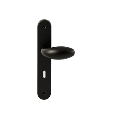 Hardbrass Knopkruk Golf op ovaal langschild sleutelgat 72mm - zwart Hardbrass Knopkruk Golf op ovaal langschild sleutelgat 72mm - zwart