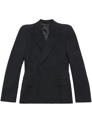 Balenciaga Blazer met bewerkte revers - Zwart