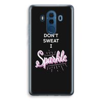 Sparkle quote: Huawei Mate 10 Pro Transparant Hoesje - thumbnail