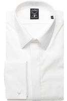 van Laack Meisterwerk Slim Fit Gala shirt wit, Effen - thumbnail