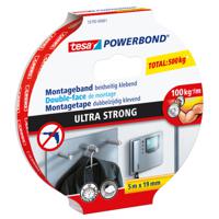 tesa ULTRA STRONG 55792-00001-02 Montagetape tesa Powerbond Wit (l x b) 5 m x 19 mm 1 stuk(s) - thumbnail