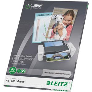 Leitz Lamineerfolie DIN A3 80 micron glanzend 100 stuk(s)