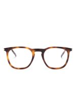 Saint Laurent Eyewear lunettes de vue à monture carrée - Marron