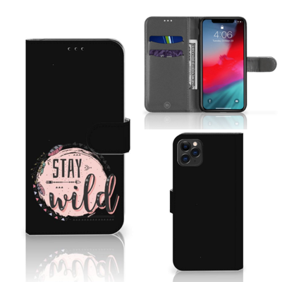 Apple iPhone 11 Pro Max Leuk Hoesje Boho Stay Wild Apple iPhone 11 Pro Max Leuk Hoesje Boho Stay Wild
