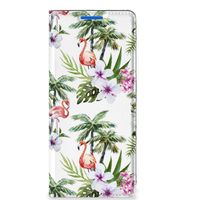 OPPO Reno 6 Pro Plus 5G Hoesje maken Flamingo Palms