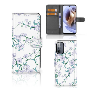 Motorola Moto G31 | G41 Uniek Hoesje Blossom White