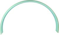 BLS achterspatbord 28 x 1 1/2 inch 60 mm staal turquoise
