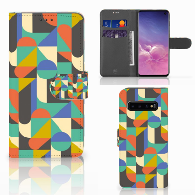 Samsung Galaxy S10 Telefoon Hoesje Funky Retro Samsung Galaxy S10 Telefoon Hoesje Funky Retro
