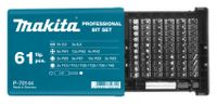 Makita Accessoires Schroefbitset 61-delig - met de meest gangbare bitjes - P-70144BLK - thumbnail