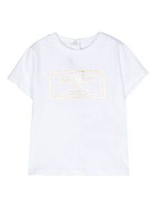 Balmain Kids t-shirt en coton à logo imprimé - Blanc