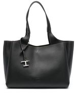 Tod's sac cabas à breloque logo - Noir