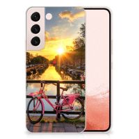 Samsung Galaxy S22 Siliconen Back Cover Amsterdamse Grachten - thumbnail