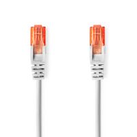 Nedis CCGL85200GY10 Cat6-kabel Rj45 Male Rj45 Male U/utp 1.00 M Rond Pvc Grijs Label - thumbnail