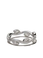 De Beers Jewellers 18kt white gold Adonis Rose diamond band - Argent