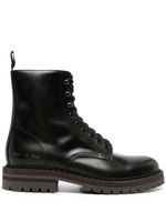 Common Projects bottines en cuir à lacet - Noir - thumbnail