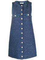 SANDRO Tweed jurk - Blauw