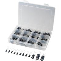 TRU COMPONENTS Elektrolytische condensator assortiment Radiaal bedraad 20 % 148 stuk(s)