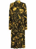 Proenza Schouler robe mi-longue River plissée - Jaune - thumbnail