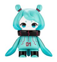 Hinomoto Heavy Industries Action Figure Ocean Exploration Robot Denshitako No. 3 Hatsune Miku Color Ver. 9 cm