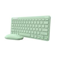 Trust Lyra Multi-Device Wireless Keyboard & Mouse desktopset 800 - 1.600 dpi, 2,4 GHz USB, Bluetooth, 65% - thumbnail