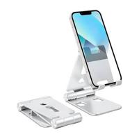 Omoton C4 Opvouwbare Desktop Houder voor Smartphones - Zilver - thumbnail