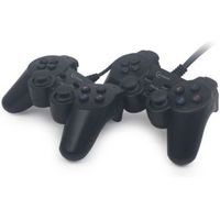 Gembird JPD-UDV2-01 game controller Zwart USB 2.0 Gamepad Analoog/digitaal PC - thumbnail