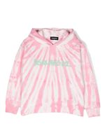 DSQUARED2 KIDS hoodie tie-dye à logo imprimé - Rose - thumbnail