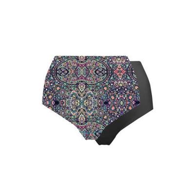 MAGIC Bodyfashion naadloze maxislip (set van 2) zwart/blauw MAGIC Bodyfashion naadloze maxislip (set van 2) zwart/blauw