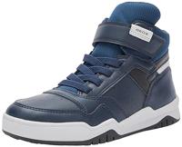 Geox J Perth Boy F jongens Sneaker Low-Top Trainers, Navy Lt Grey, 28 EU
