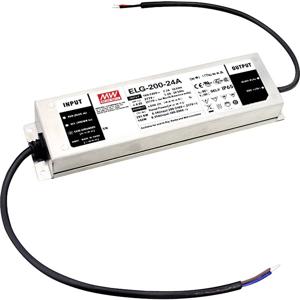 Mean Well ELG-200-24-3Y LED-transformator, LED-driver Constante spanning, Constante stroomsterkte 201.6 W 8.4 A 12 - 24 V/DC Niet dimbaar,