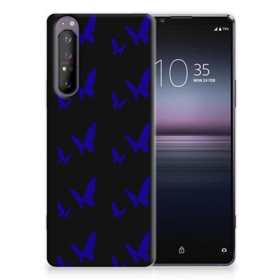 Sony Xperia 1 II TPU bumper Vlinder Patroon Sony Xperia 1 II TPU bumper Vlinder Patroon