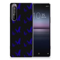 Sony Xperia 1 II TPU bumper Vlinder Patroon