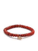 Sydney Evan bracelet en or 14ct serti de perles et corail - Rouge - thumbnail