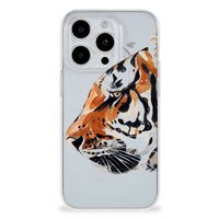 Hoesje maken iPhone 15 Pro Watercolor Tiger