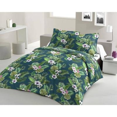 Lovely Home Tropical Katoenen Dekbedovertrek - Nachtblauw - 220x240 Cm