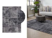 Lifa Living Cool Patchwork Vintage Vloerkleed All Grey (verschillende afmetingen)